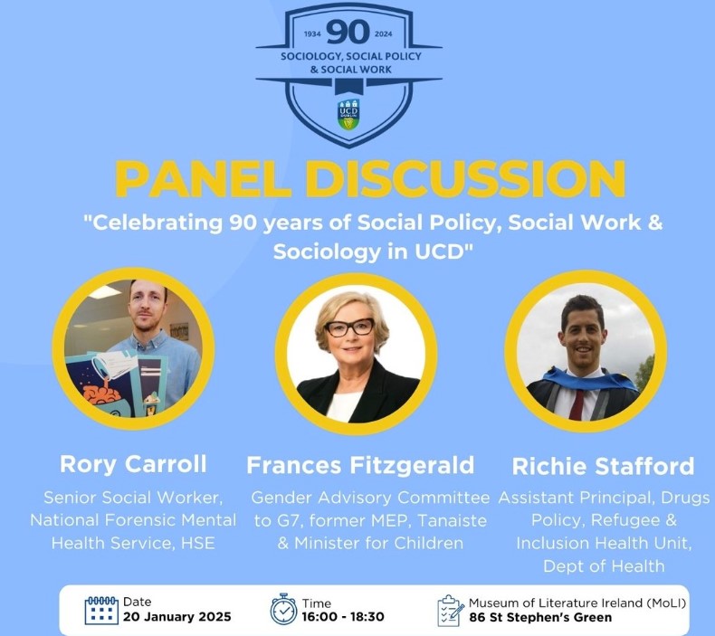 90 years of UCD Social Policy, Social Work and Sociology